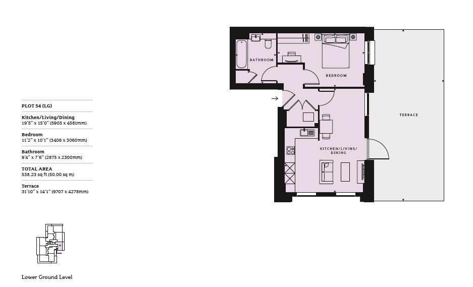 Floorplan for Ridgeway Views, Mill Hill