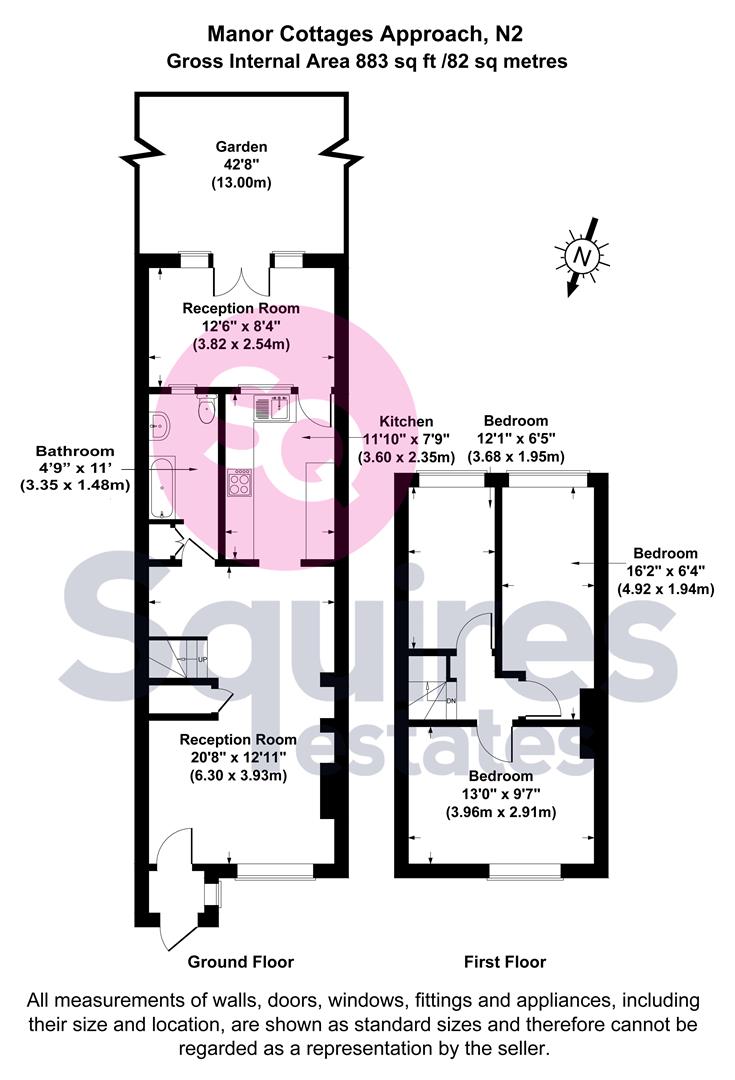 Floorplan for Manor Cottages Approach, London