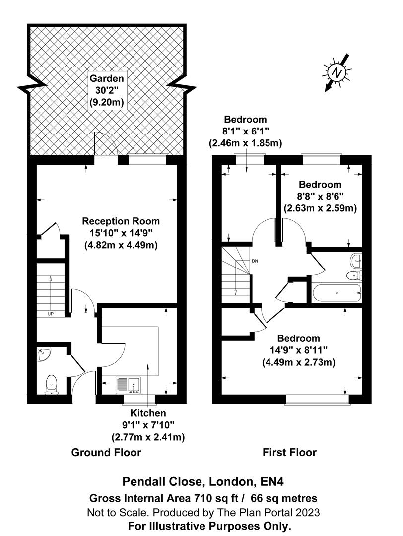 Floorplan for Pendall Close, Barnet